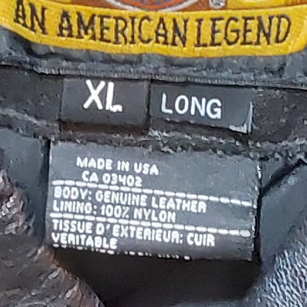 Men's Harley Davidson leather jacket - Picture 4 of 6